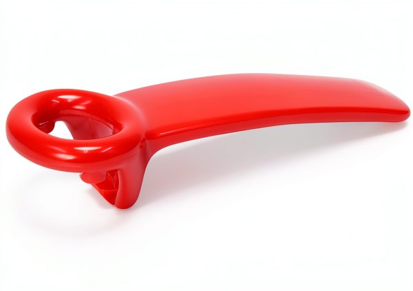 HIC Kitchen Jar Opener Red Plastic Easy Grip Design-0
