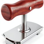 Amadething Jar Opener Stainless Steel Wood Handle Adjustable-0