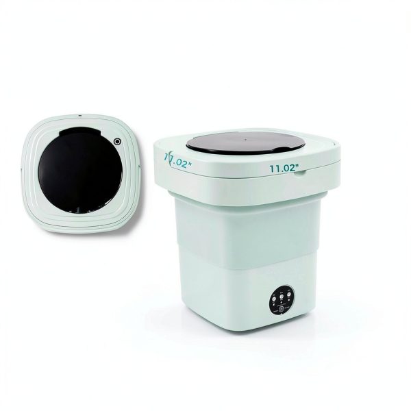 AMZNR Portable Washing Machine Green Compact Touch Control-5