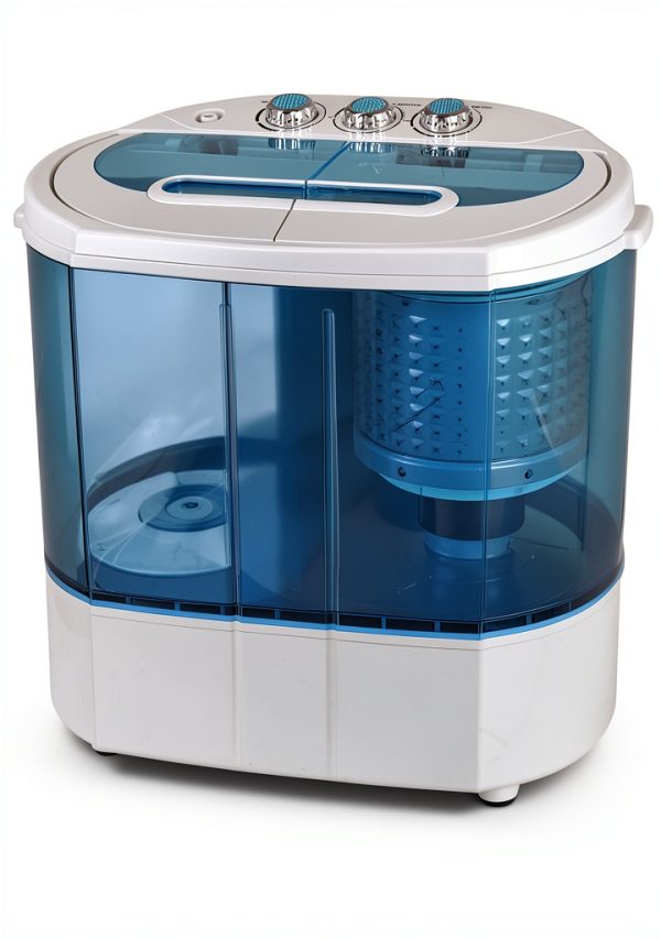 SUPER DEAL Twin Tub Portable Washer Energy Efficient 9.9 lb-0