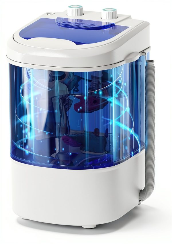 Superday Portable Washing Machine Blue Compact High-0