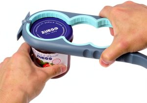 Wolnivi Jar Opener Manual Plastic Extra Large Blue Grey-0