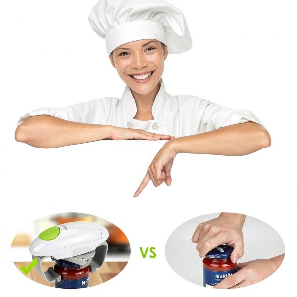 Besmon Electric Jar Opener Automatic Stainless Steel Kitchen-3