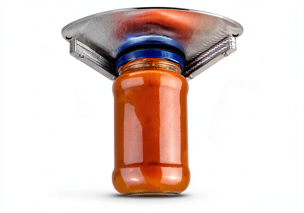 Moeuonb jar opener mounted under a kitchen cabinet
