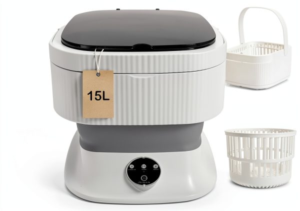 KUANYEYE Portable Washing Machine Foldable 15L Capacity-0