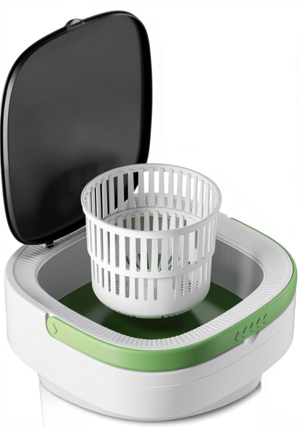 Aidenseph Portable Washing Machine 16L Green Foldable Design-6