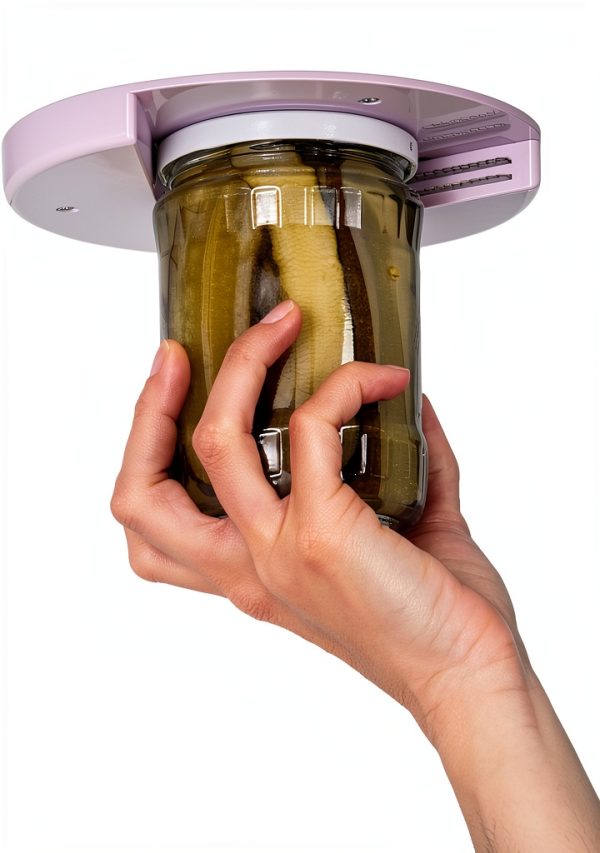 Jar Opener Under Cabinet Houseify Stainless Steel Easy Grip-0