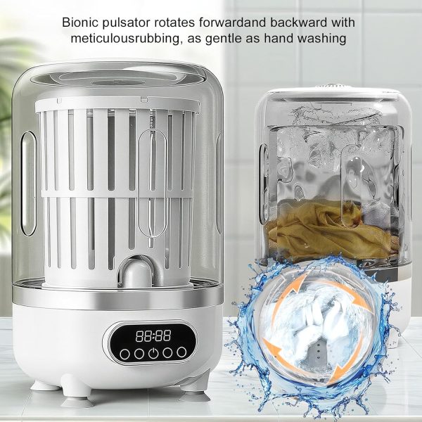 Hawbath Portable Washing Machine 3L Capacity Compact Design-5