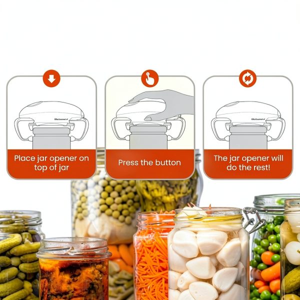 Elite Gourmet Jar Opener Automatic High Power Torque-2