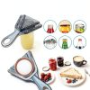 Cowbright Jar Opener Ergonomic Lever Design Stainless Steel-5