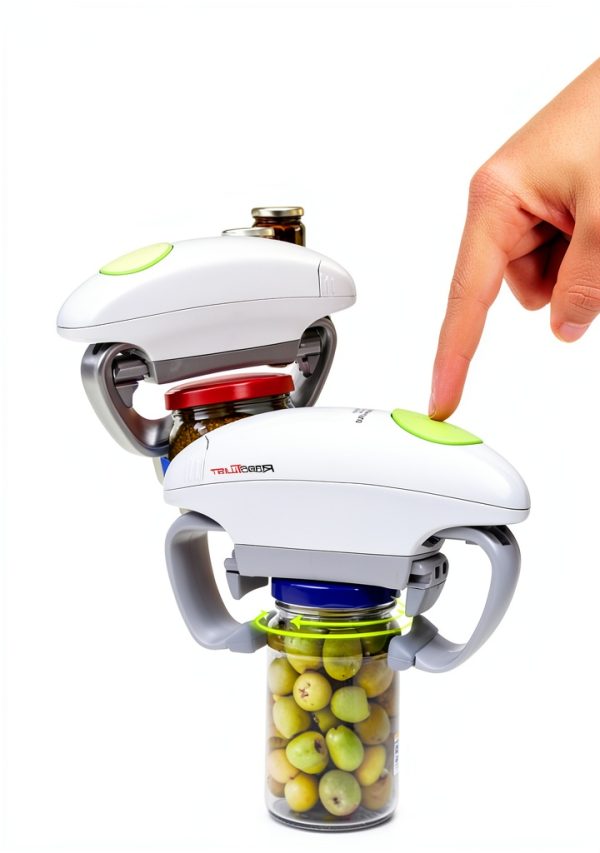 EMSON Robo Twist Jar Opener Automatic Plastic White-0