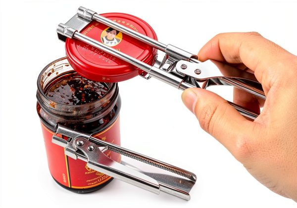 QUJIFETU Jar Opener Stainless Steel Manual Kitchen Tool-2