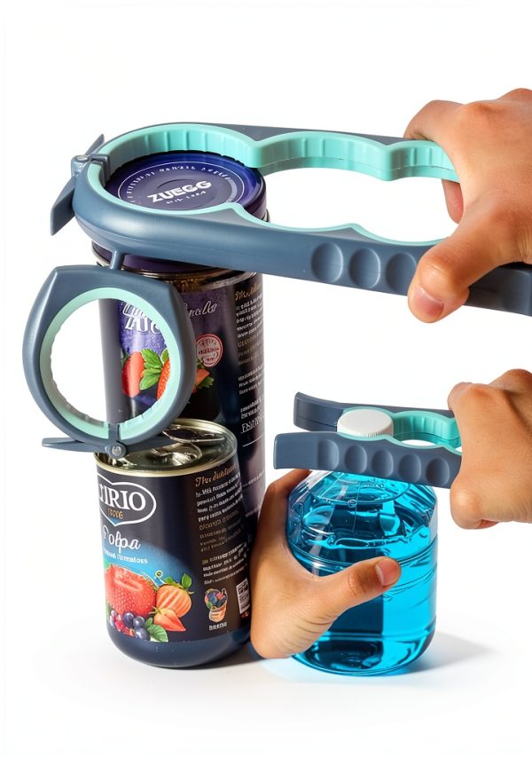 Wolnivi Jar Opener Manual Plastic Extra Large Blue Grey-2
