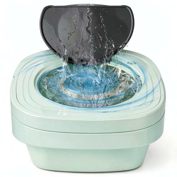 AMZNR Portable Washing Machine Green Compact Touch Control-3