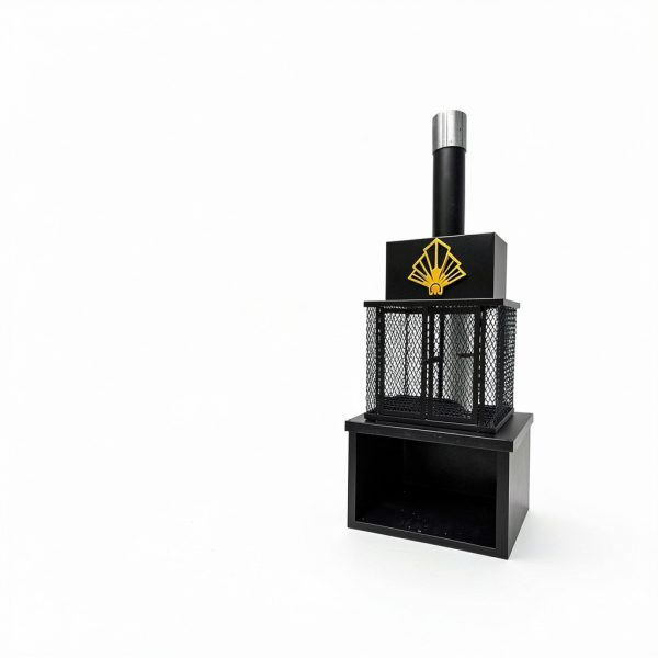 PikEtu Art Deco Fuel Powered Chiminea-1