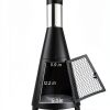 Outdoor Fire Pit ptlsy Chiminea Iron Rocket Design-1