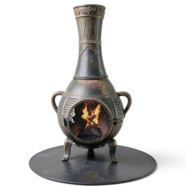 Aluminum Traditional Chiminea by The Blue Rooster Patio-6