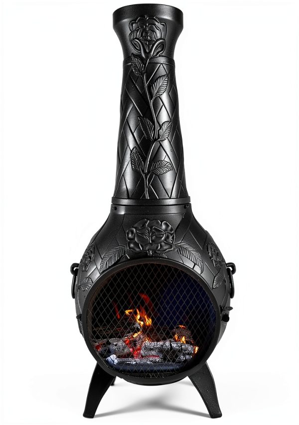 Aluminum Traditional Chiminea by The Blue Rooster Patio-0
