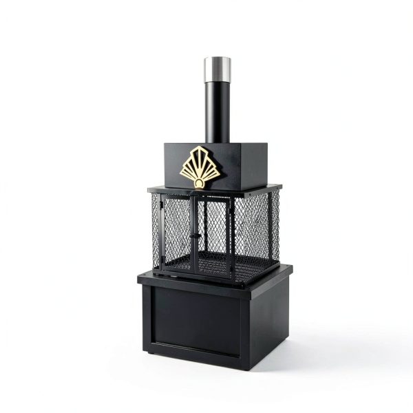 PikEtu Art Deco Fuel Powered Chiminea-6