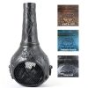 Aluminum Traditional Chiminea by The Blue Rooster Patio-3