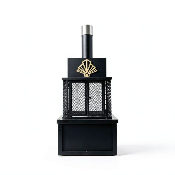 PikEtu Art Deco Fuel Powered Chiminea-5