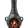 Aluminum Traditional Chiminea by The Blue Rooster Patio-5