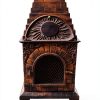 Deeco Cast Iron Chiminea Pizza Oven Triangular-1