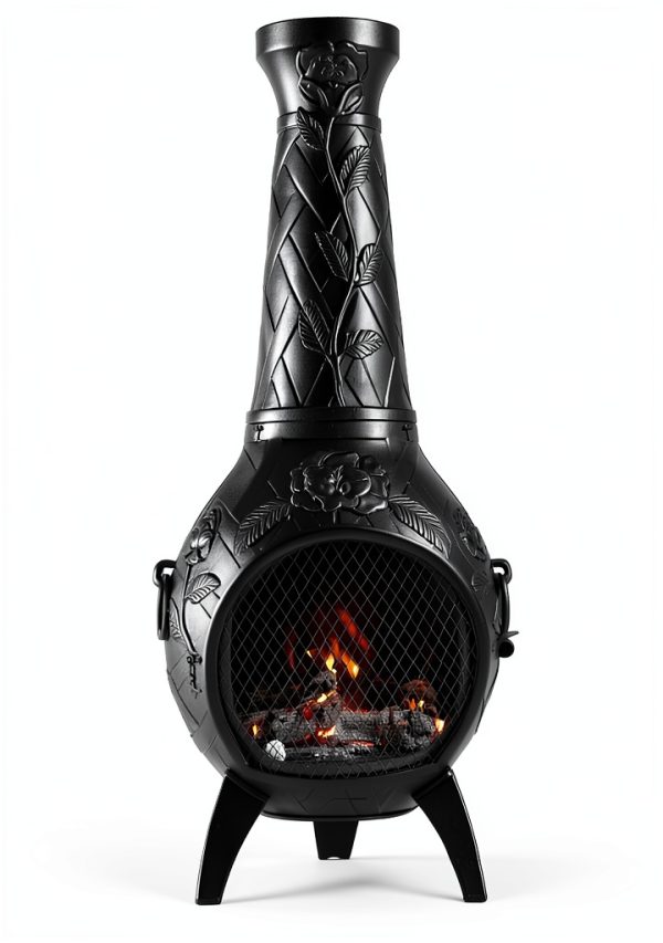 Aluminum Traditional Chiminea by The Blue Rooster Patio-2