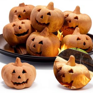 Pumpkin Fire Pit Ceramic Chimineas Yellow 5.1In by Pumpkin-0
