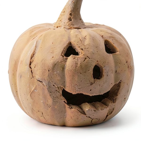 Pumpkin Fire Pit Ceramic Chimineas Yellow 5.1In by Pumpkin-1