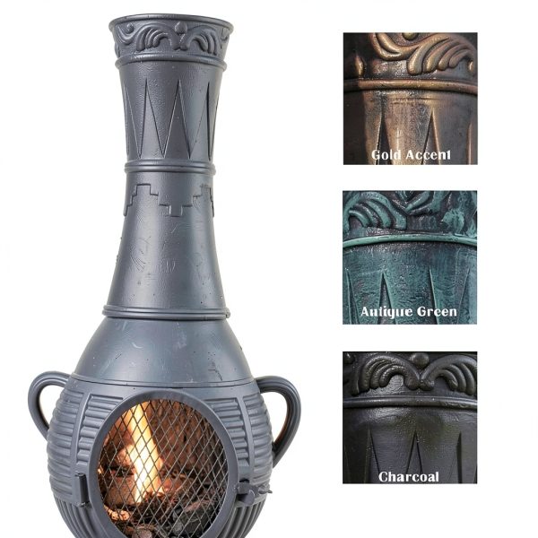 Aluminum Chiminea The Blue Rooster Traditional-4