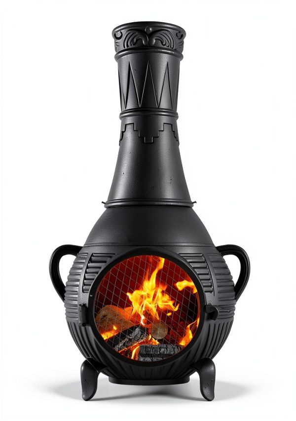 Aluminum Traditional Chiminea by The Blue Rooster Patio-2