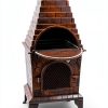 Deeco Cast Iron Chiminea Pizza Oven Triangular-3