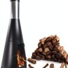 Outdoor Fire Pit ptlsy Chiminea Iron Rocket Design-5