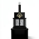 PikEtu Art Deco Fuel Powered Chiminea-0