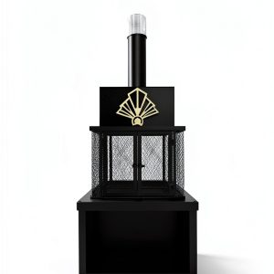 PikEtu Art Deco Fuel Powered Chiminea-0