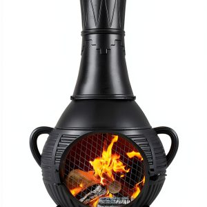 Aluminum Traditional Chiminea by The Blue Rooster Patio-0