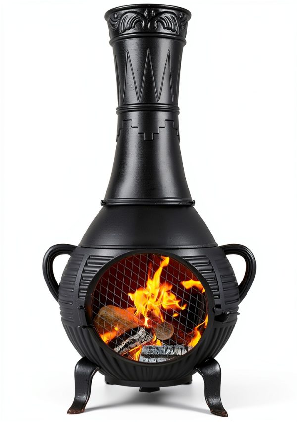 Aluminum Traditional Chiminea by The Blue Rooster Patio-0