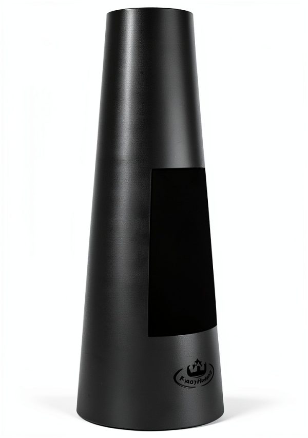 Esschert Design Modern Black Metal Chiminea Heater FF214-0