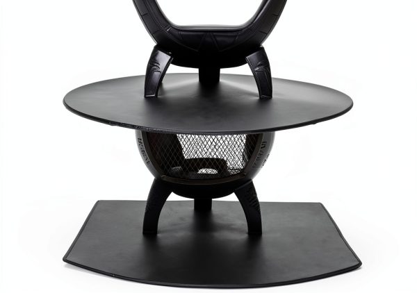 The Blue Rooster Fiberglass Neoprene Chiminea Pad 36x48 Black-1