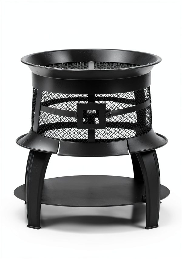 Giantex Chiminea Fire Pit Classic Copper Finish Round 20x20x43.5-5