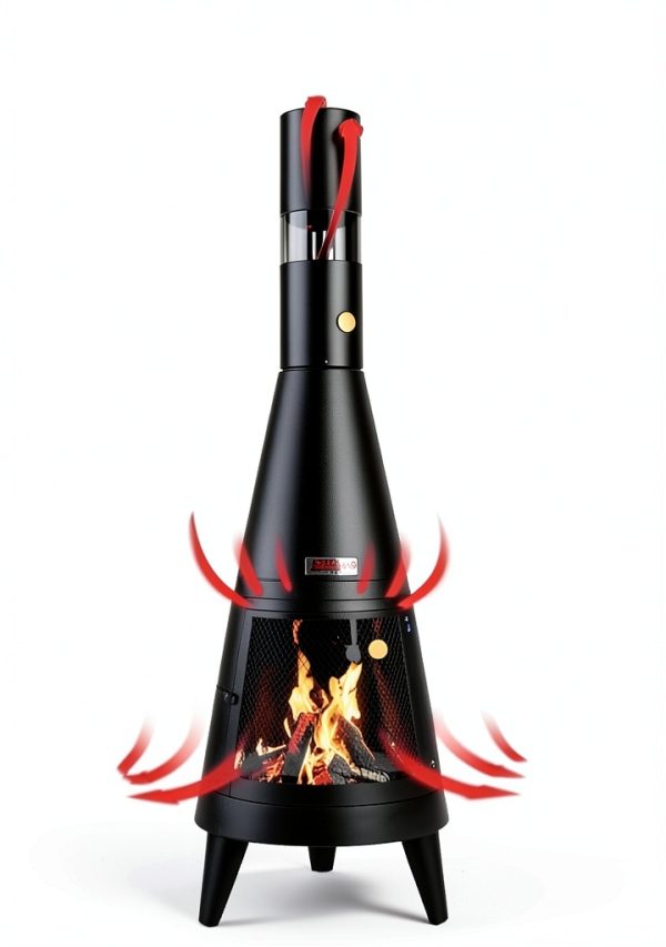 Rocket Chimineas Cold-Rolled Steel Patio Heater Model SJWTYK-4