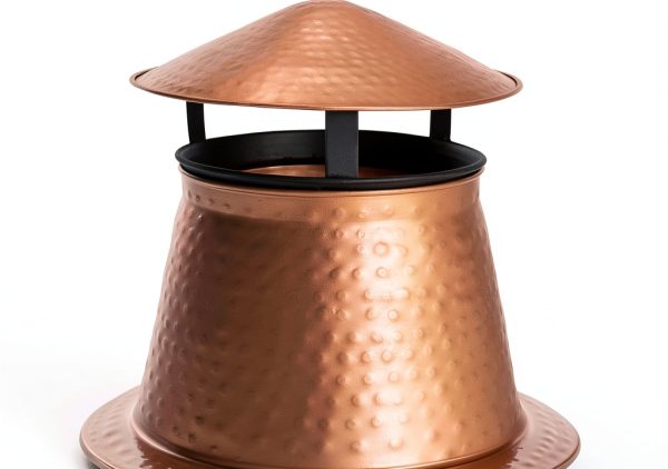 Chiminea Safavieh Wood Burning Outdoor Heater PIT1000A Copper Black-2