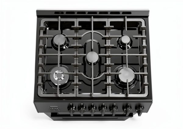 30 in Nebula Collection 5.0 cu ft Gas Range by COSMO Matte Black-4