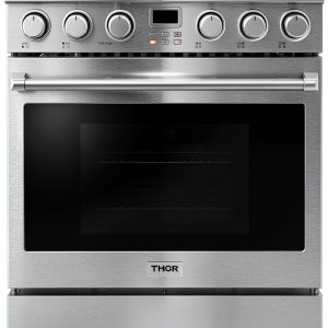 THOR Kitchen 36-Inch Electric Range Stainless Steel Model ARE36-0