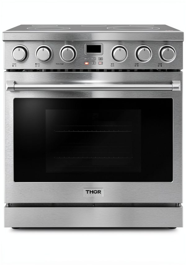 THOR Kitchen 36-Inch Electric Range Stainless Steel Model ARE36-0
