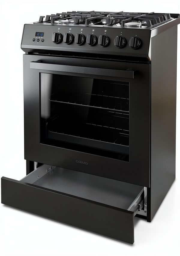 30 in Nebula Collection 5.0 cu ft Gas Range by COSMO Matte Black-8