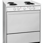 Summit 30" Electric Range, 220V 4 Burner Range, 3.7 cu.ft. oven, Low Wattage Safety Burners, White - WEM210 Made in the USA-0