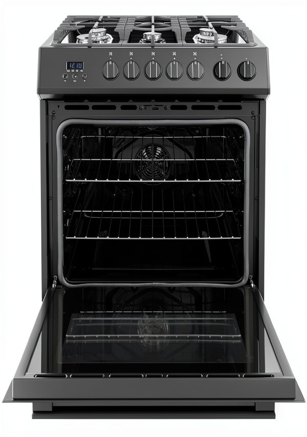 30 in Nebula Collection 5.0 cu ft Gas Range by COSMO Matte Black-3