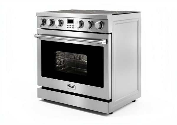 THOR Kitchen 36-Inch Electric Range Stainless Steel Model ARE36-7